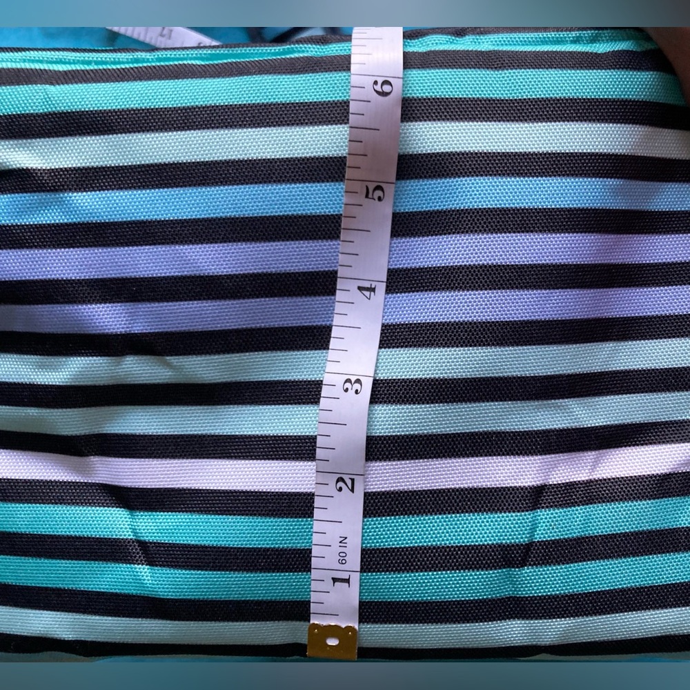 PACKIT Striped Insulated Lunch Bag Backpack- Blue, Green, Black NWT - Picture 10 of 12